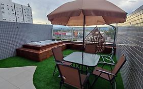 Apartamento Sofisticado Ed Del Paine terraço com hidro